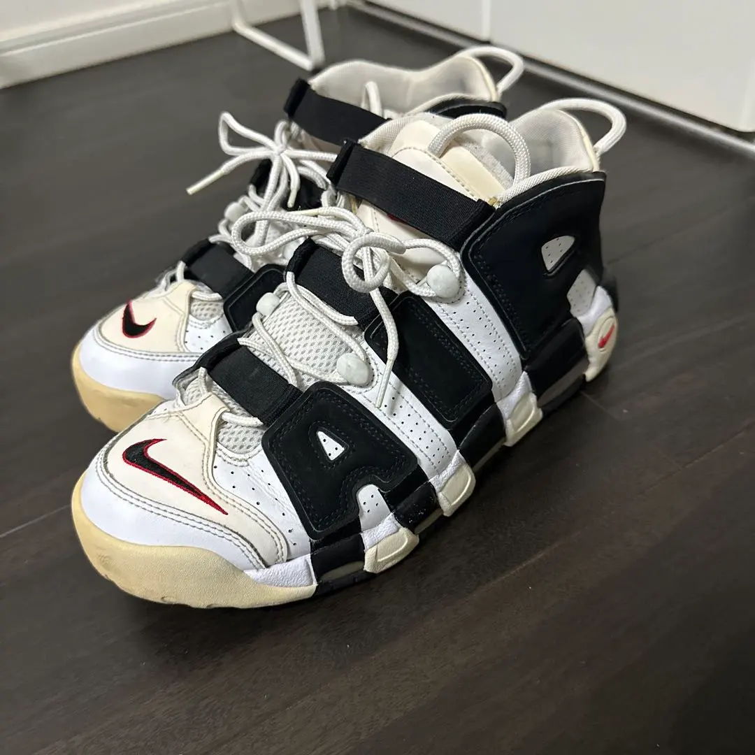 モアテン28.0　ゼブラ 美品希少 NIKE AIR MORE UPTEMPO モアテン ゼブラ 28cm - メルカリ