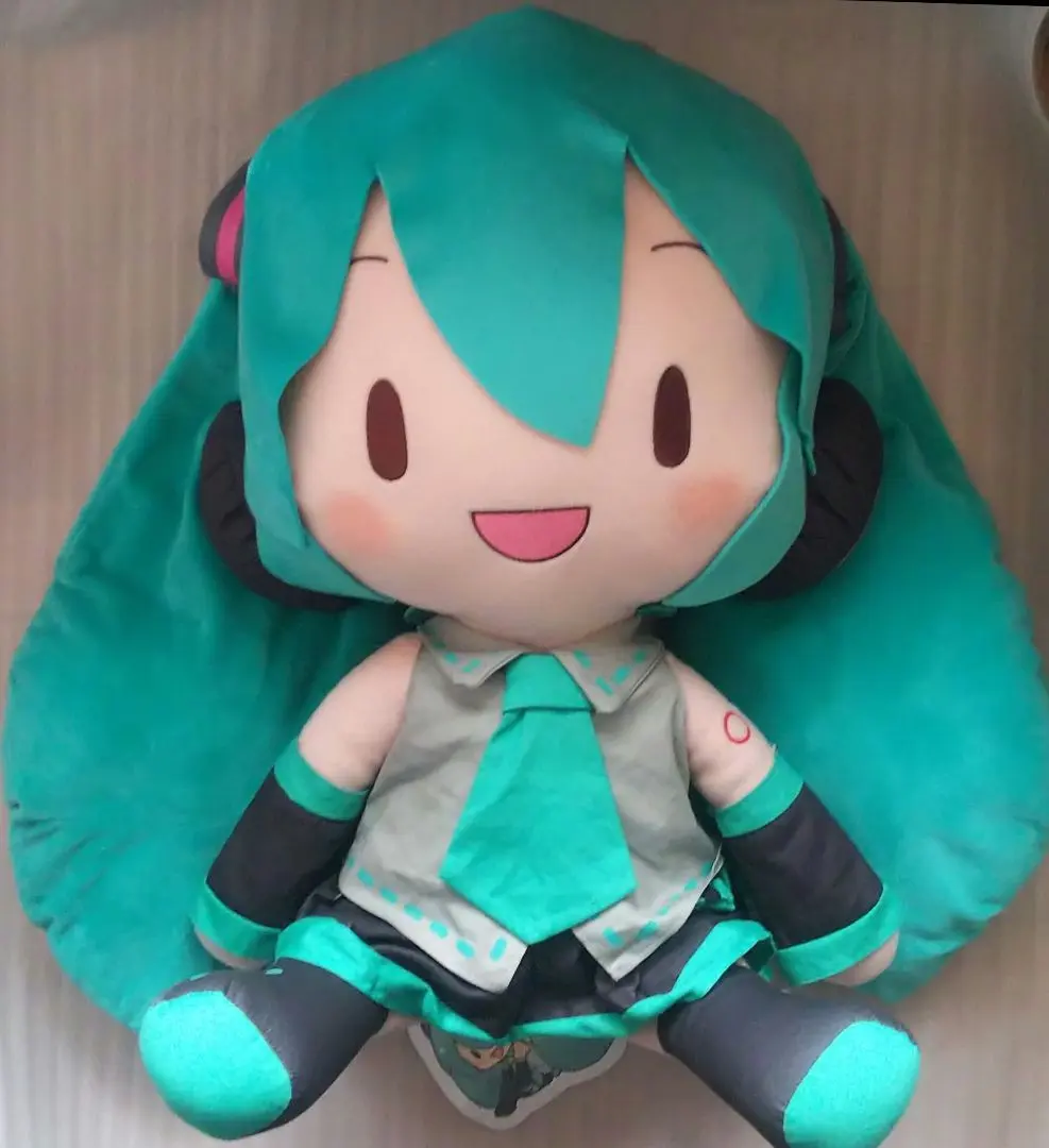初音ミク どでかジャンボふわふわぬいぐるみ 新品　50cm セガの“ふわぷち”シリーズから、初音ミクの「ふわぷち どでか