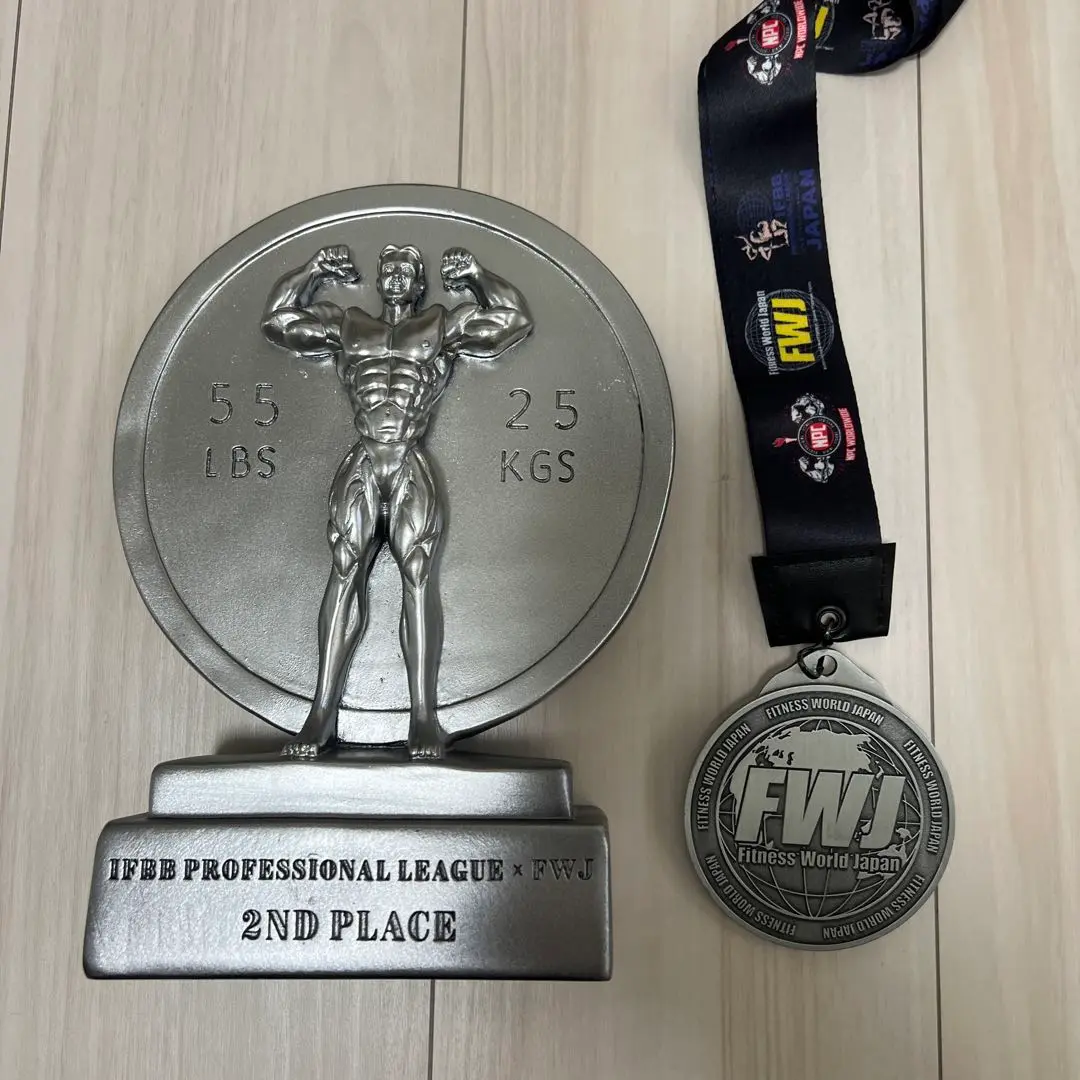 npcj(現FWJ) 3位入賞 トロフィー メダル 2019年当時物