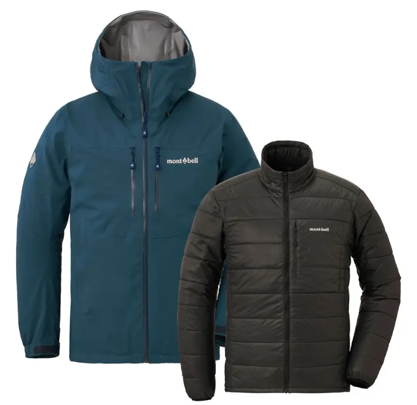 mont-bell 3in1フォールラインパーカ レディース Mサイズ グリーン 3in1 フォールライン パーカ Women's｜モンベル