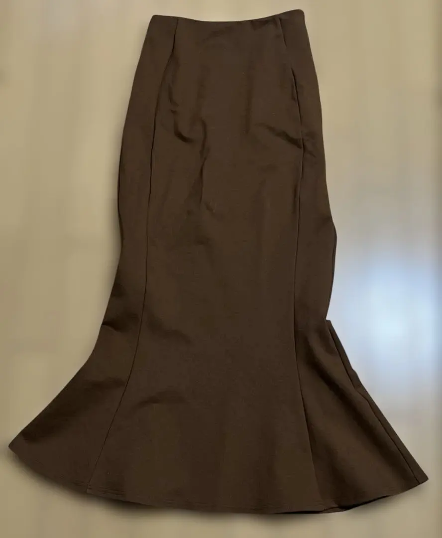 棕色 美人魚長裙 的縮圖