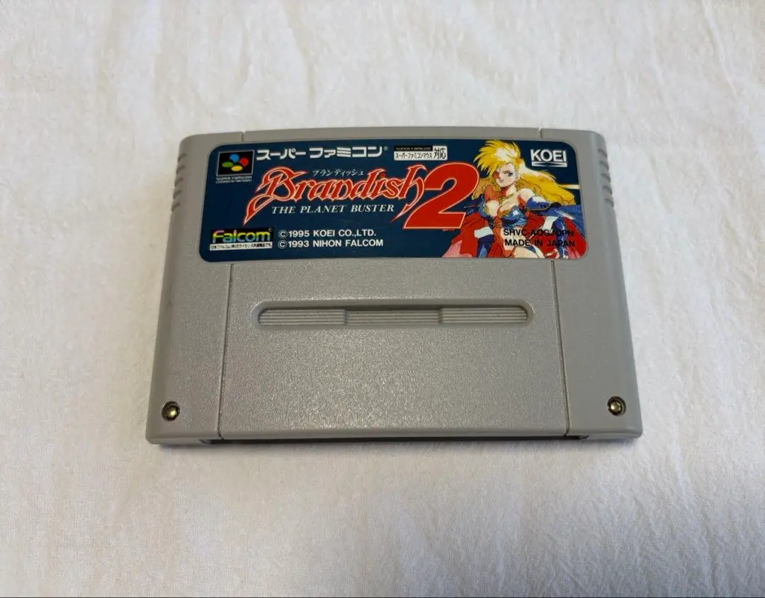 スーパーファミコン/スーファミ/SFC ブランディッシュ Brandish2 THE PLANET BUSTER カセット/ソフト Forgotten Games: Brandish 2 The Planet Buster - SNESdrunk