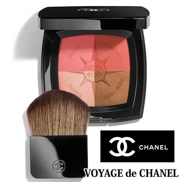 シャネル 限定チーク  VOYAGE DE CHANEL 試してみた】ヴォヤージュ ドゥ シャネル CHANELのリアルな