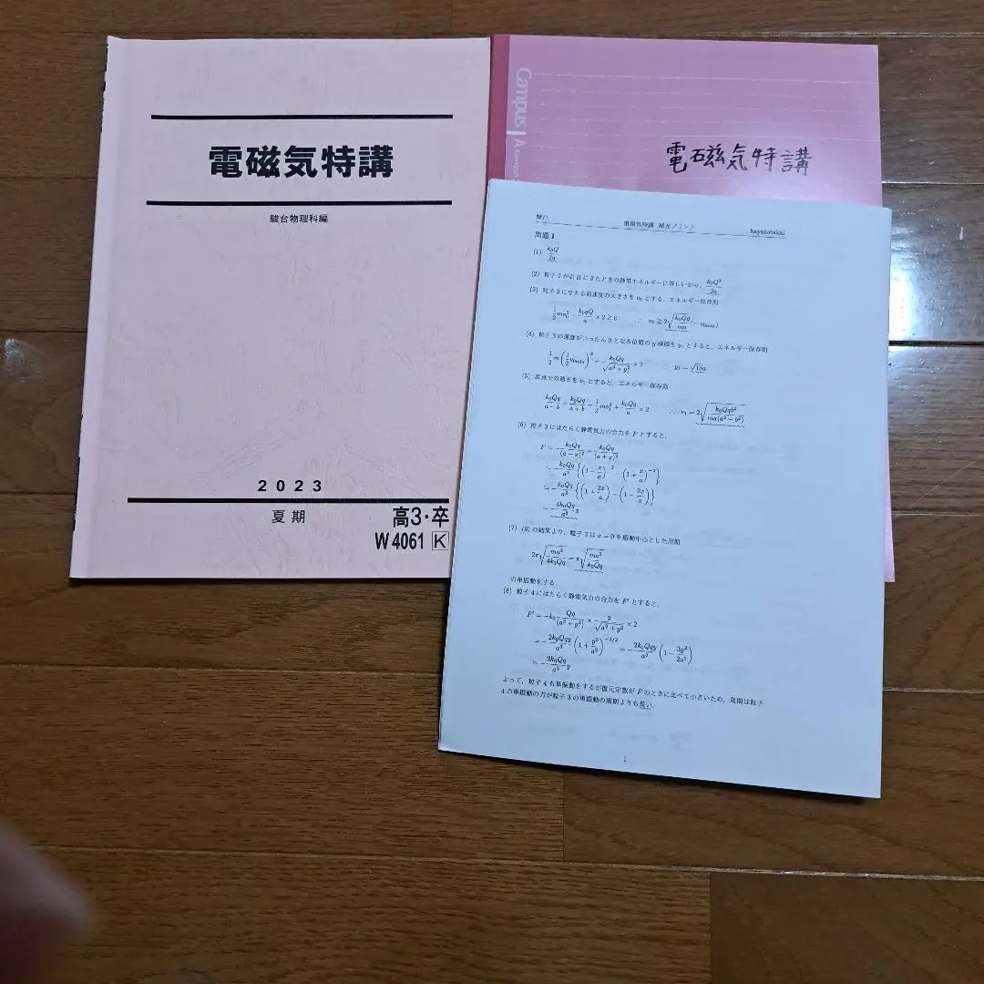 高井隼人 22年度 物理S 前期・後期 通期講習 高井の実践問題で身につく物理 力学・熱力学: 力学・熱力学編