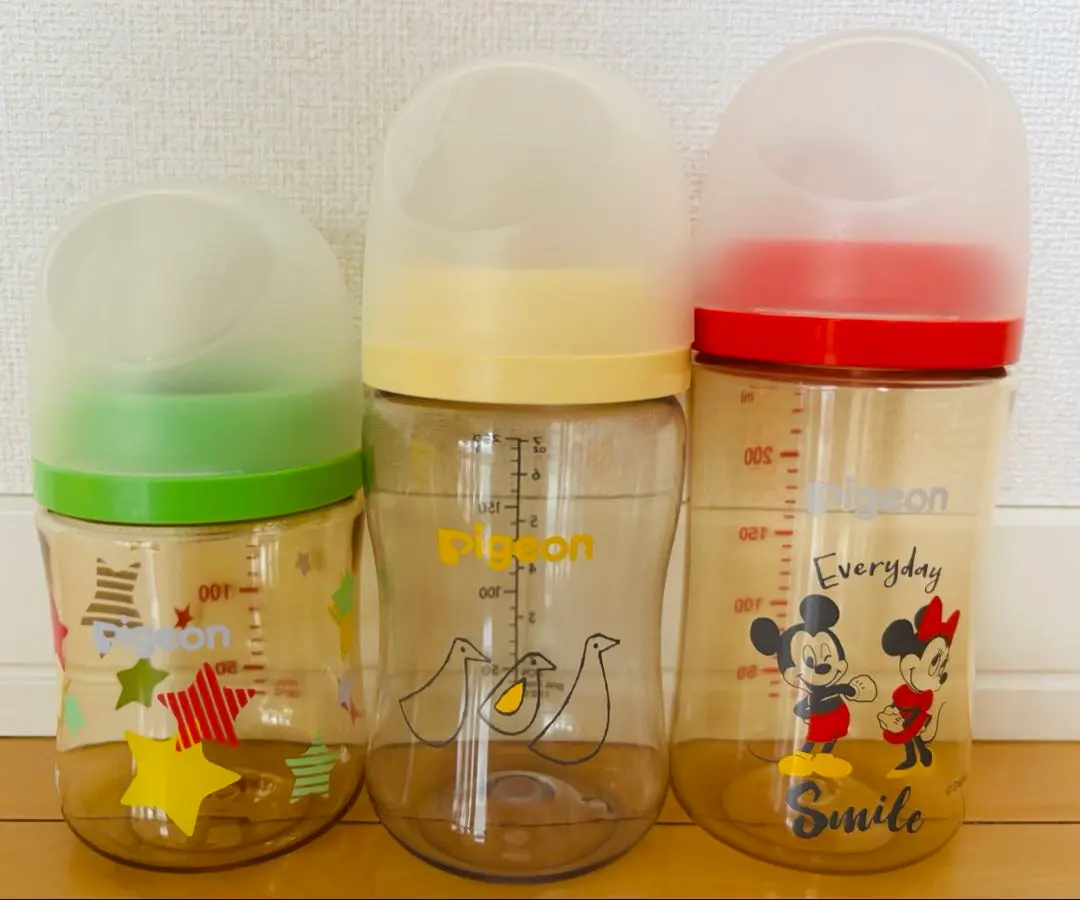 Thumbnail of Pigeon Baby Bottle 240ml, 200ml, 160ml Set of 3 Disney