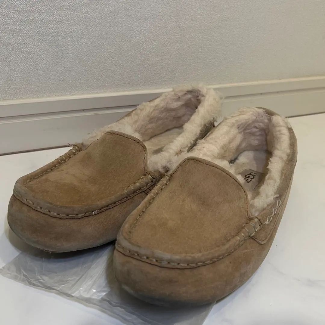 Thumbnail of UGG beige moccasins