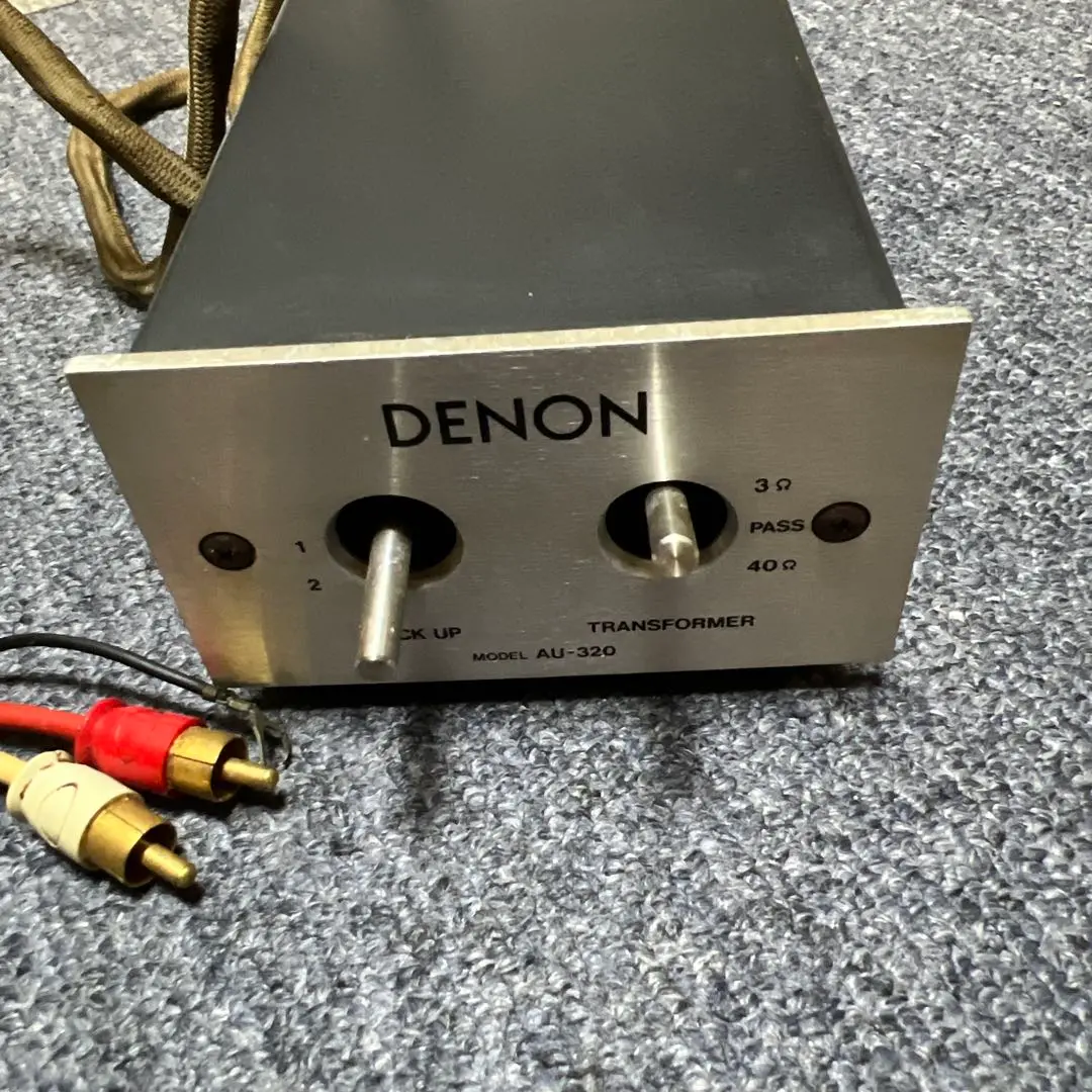 DENON MCカートリッジ昇圧トランス『AU-320』　〈動作確認済み〉 DENON AU-320 昇圧トランス / 札幌の中古オーディオ・レコード
