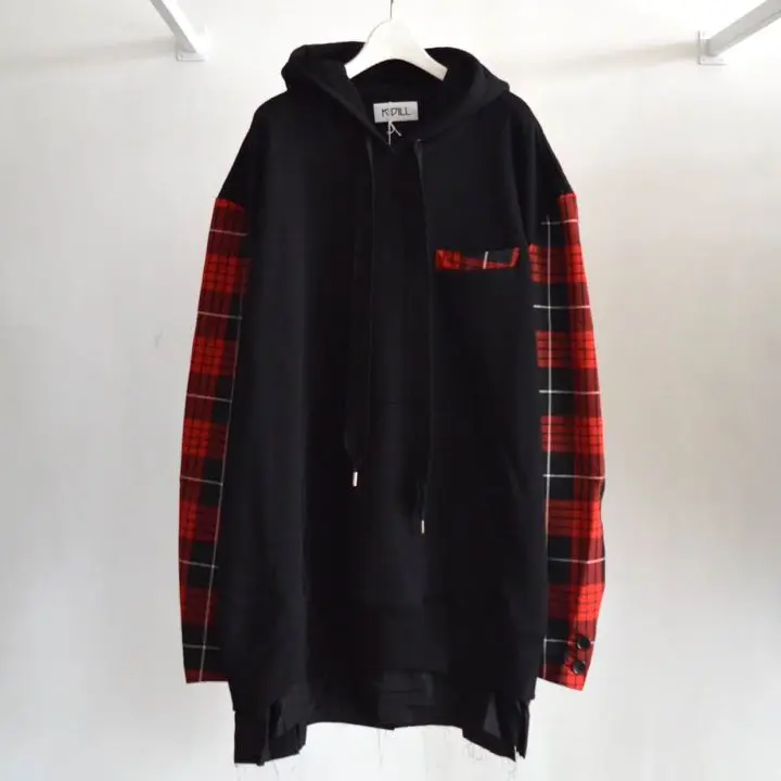 KIDILL　プリーツスウェットフーディ　パーカー　花柄 KIDILL - Pleats Sweat Hoodie - プリーツスウェットフーディ