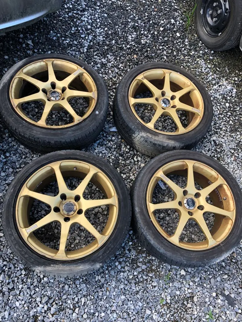 ト*ト様 ★AVS MODEL5 希少　17インチ　激安　7Ｊ9Ｊ　114.3 AVSモデル5（楽天市場】絶版 ヨコハマ AVS MODEL 5 17×7J ET50