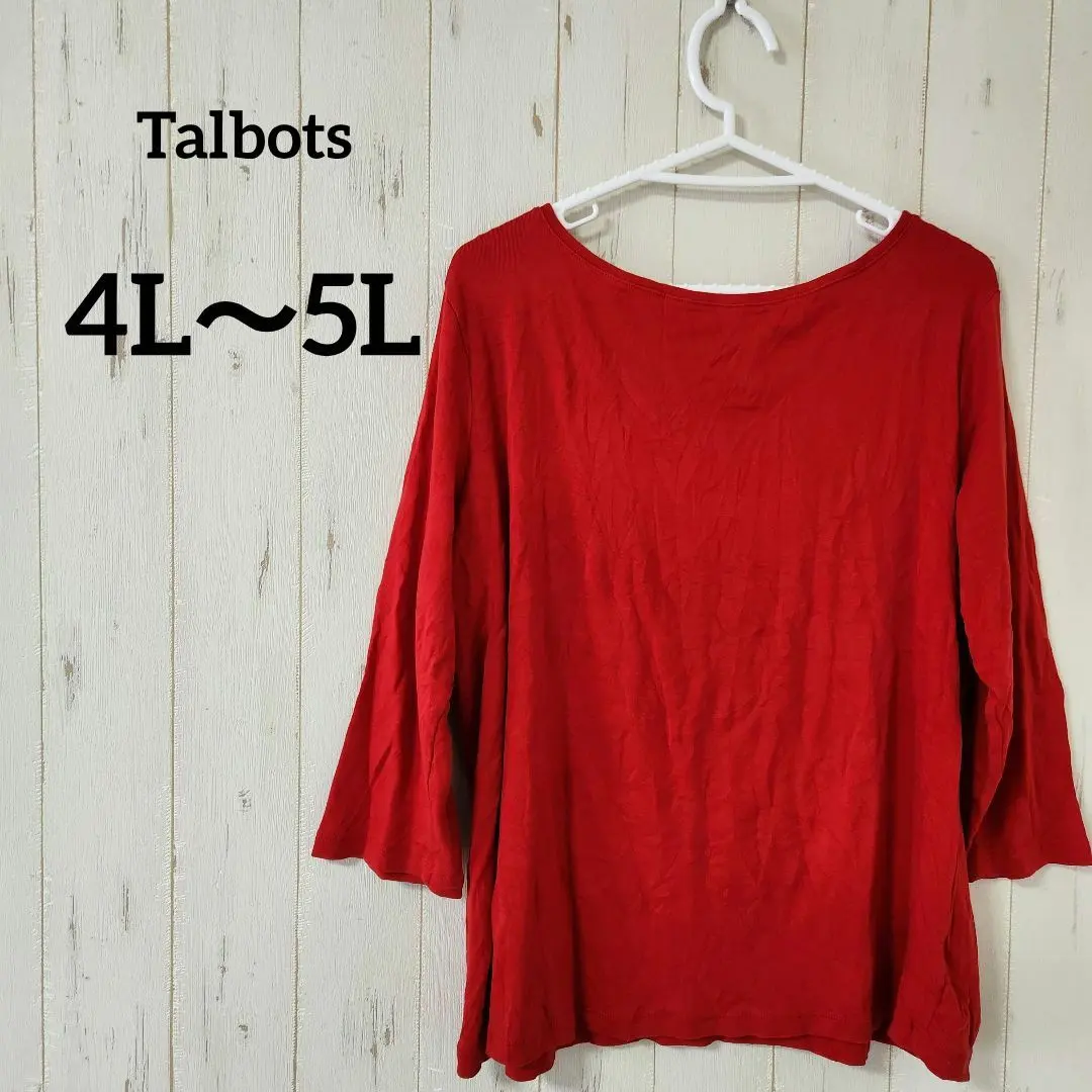 Thumbnail of Talbots 【4L～5L】 100% Pima Cotton✨ T-shirt Red
