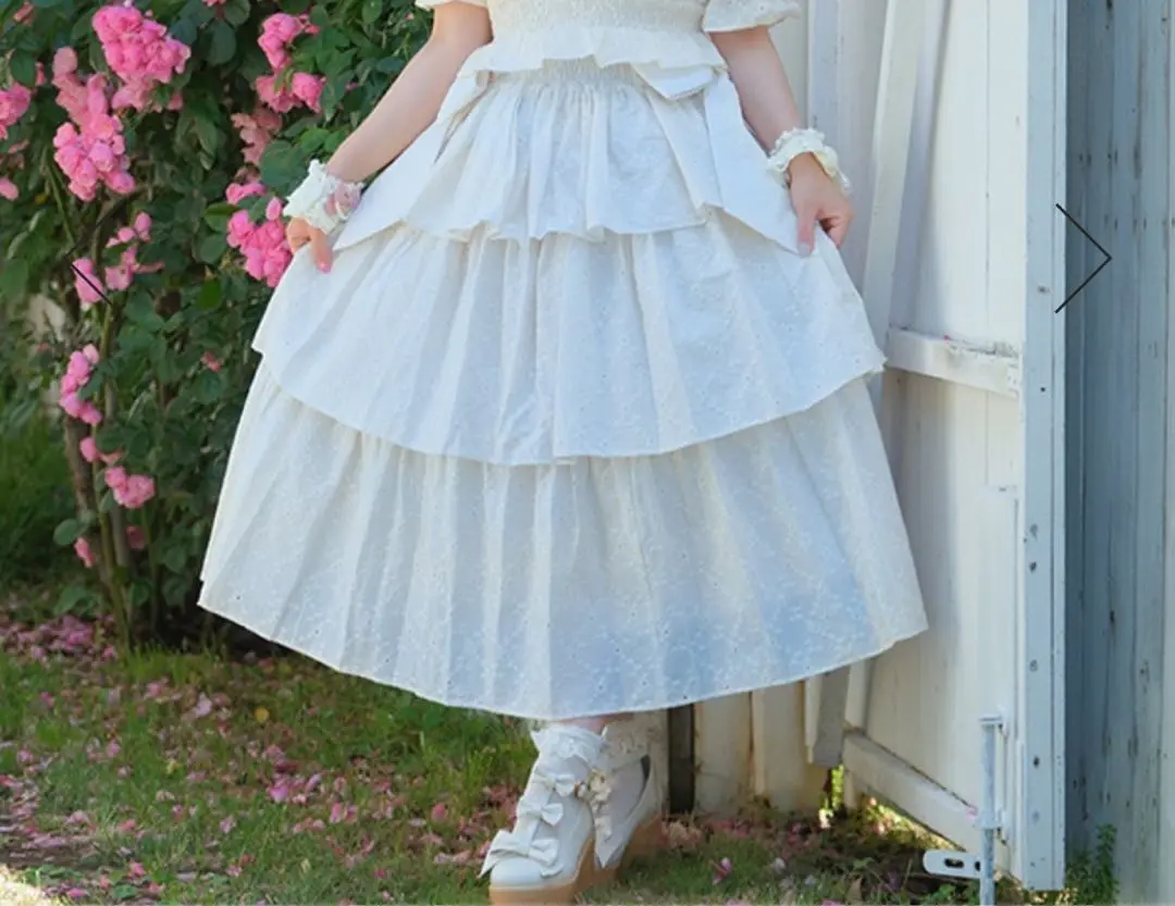axes femme kawaii コットンレーススカート コットンレーススカート | outlet | axes femme online shop