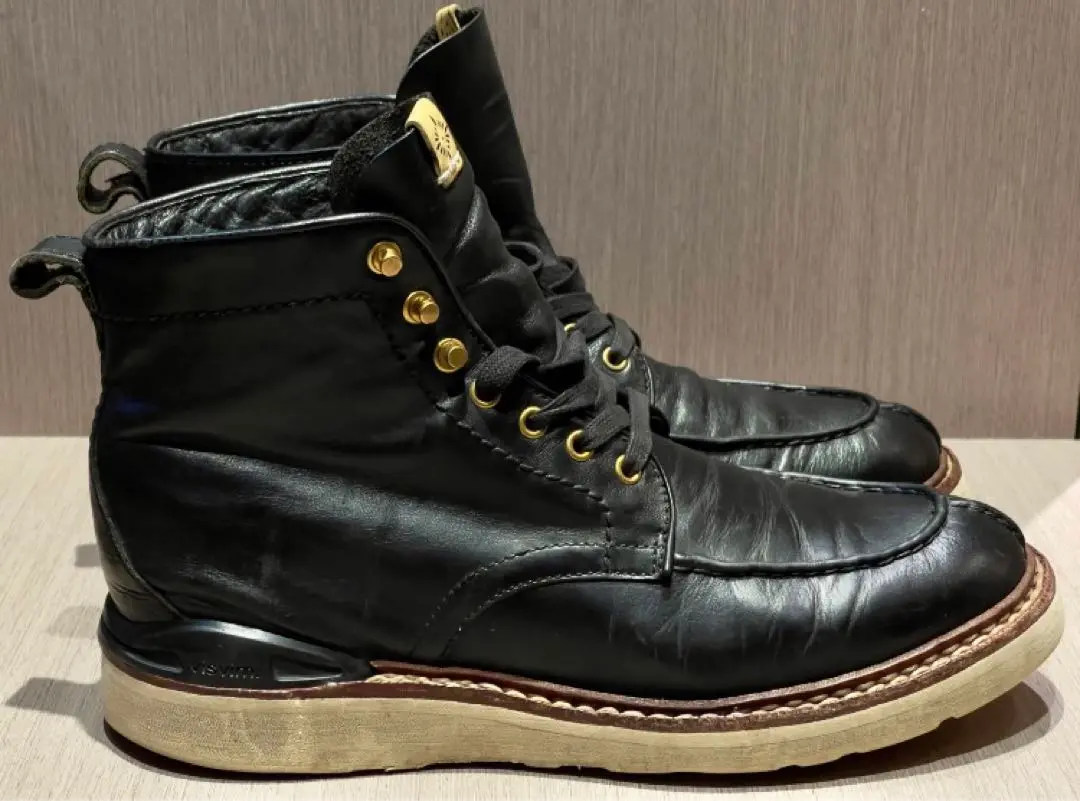 未使用 Visvim Armiger-Folk Blk 27 Boots ブーツ VISVIM ARMIGER FOLK BLACK BOOTS SZ 10 | eBay