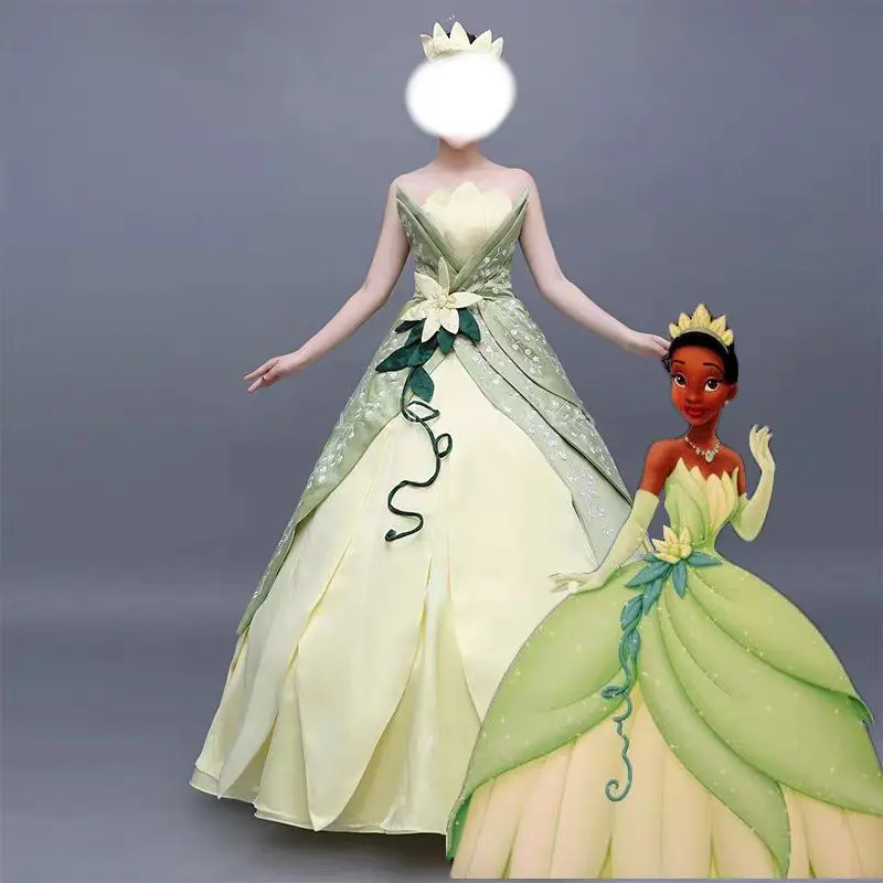 ディズニー　プリンセスと魔法のキス　ティアナ　衣装　コスチューム Disney ディズニー US公式 プリンセスと魔法のキス ティアナ