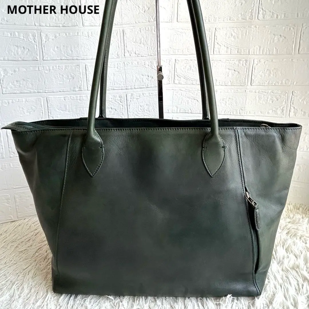 訳あり特価 マザーハウス アンティーク キャリア トートバッグ A4可 グレー Antique Career Tote／アンティーク キャリア トート – マザー