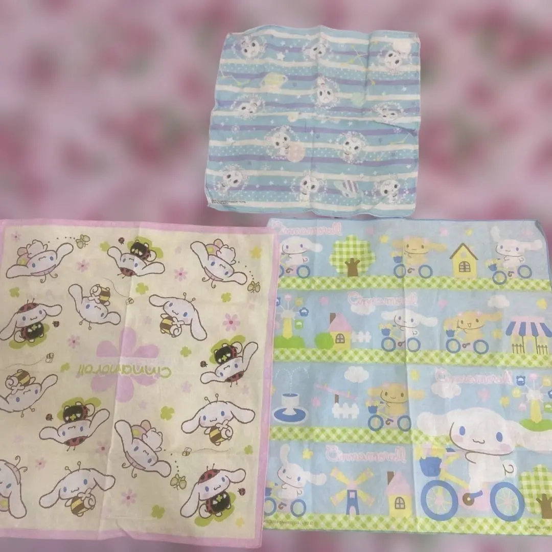 Thumbnail of [Valuable] Sanrio Napkins & Handkerchiefs - Set of 3