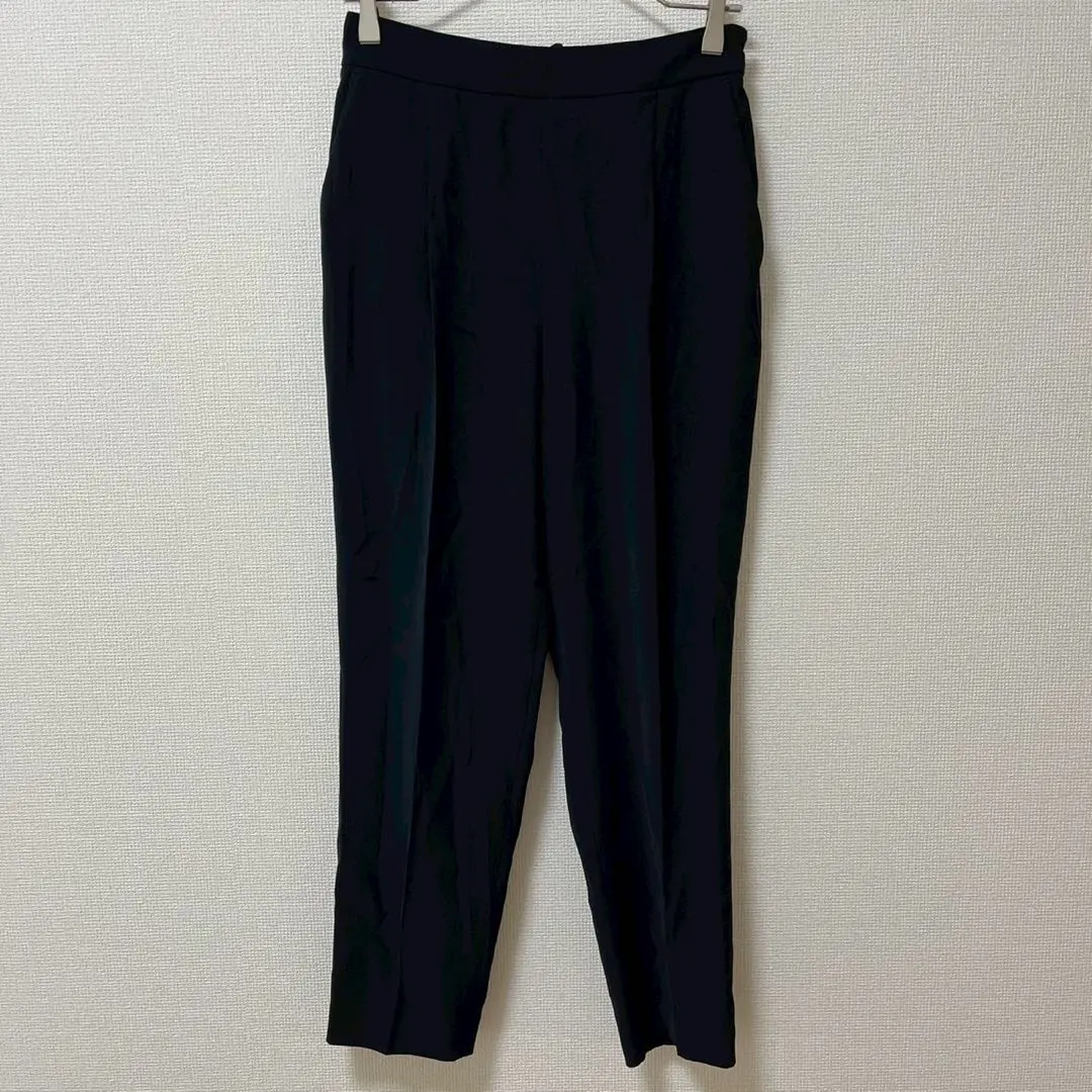 【DRESSTERIOR】錐形褲 褲縫線 西裝褲 海軍藍 口袋 的縮圖