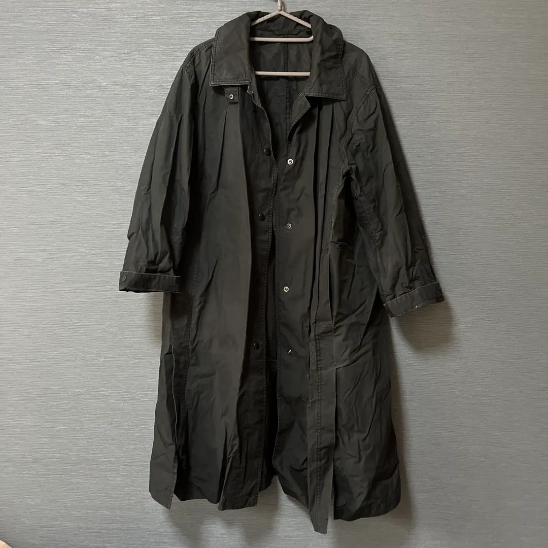 Thumbnail of UNIQLO navy trench coat outerwear