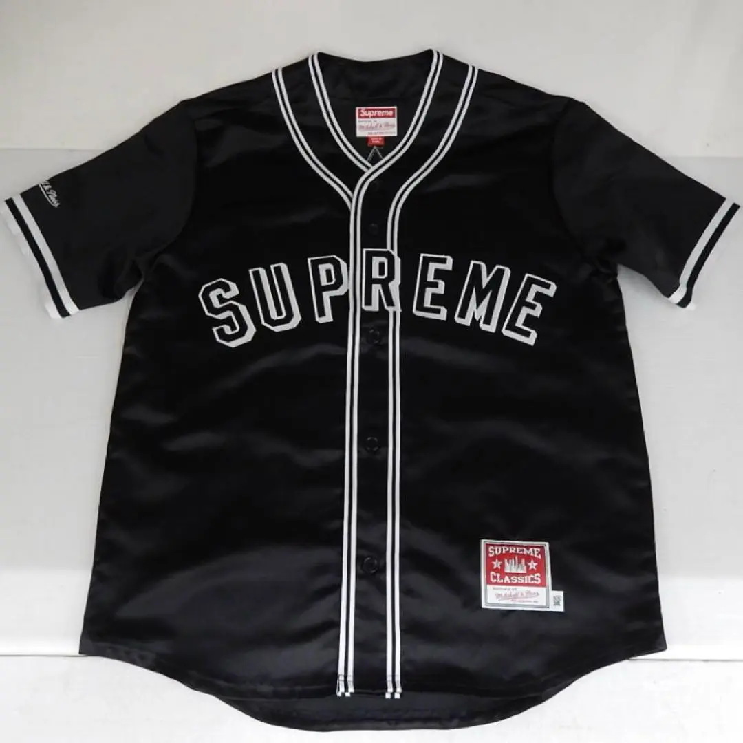 Supreme◇mitchell&ness◇ベースボールシャツ◇M◇23SS
