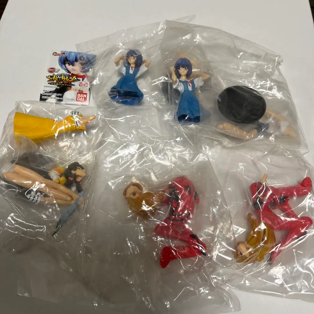 福音戰士 轉蛋公仔 5個一套 的縮圖