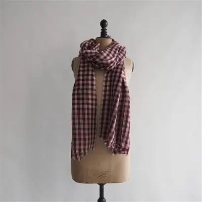 カディーアンドコー　Khadi and Co　ストール　ウール　チェック　レッド 楽天市場】khadi and co ストールの通販