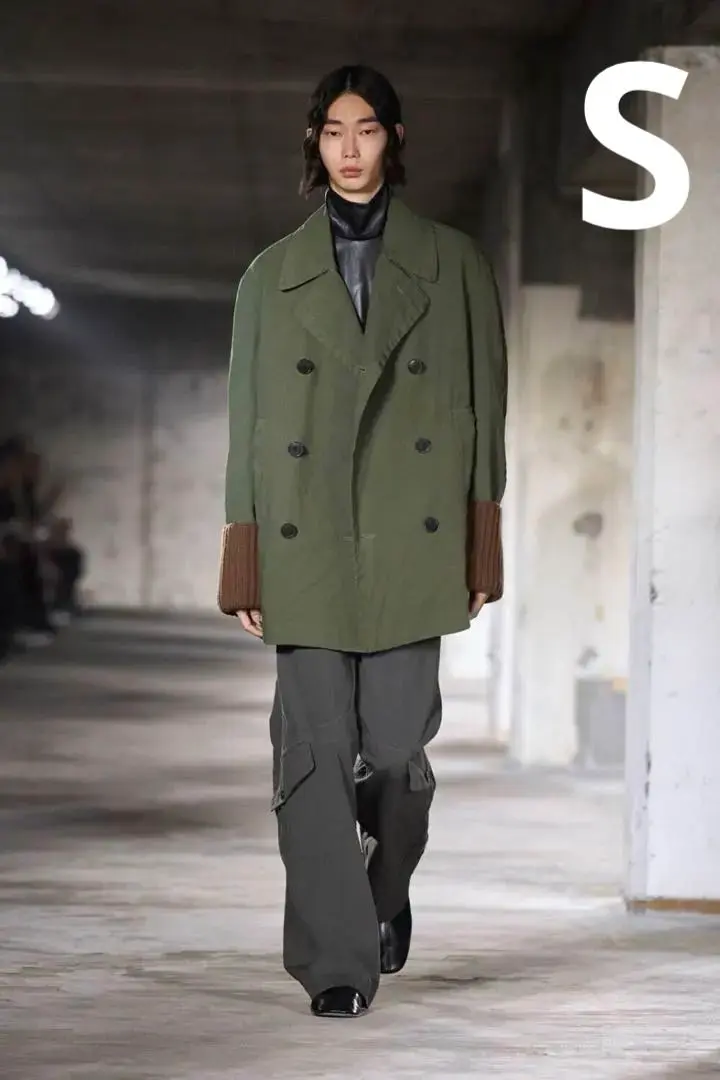2025年最新】DRIES VAN NOTEN メンズ ピーコート・ウールコート