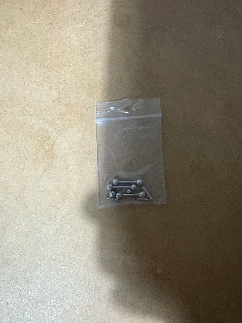 Thumbnail of Earring shafts, bulk, 14g, 6mm x 2, 8mm x 3, 10mm x 3, ball 3mm