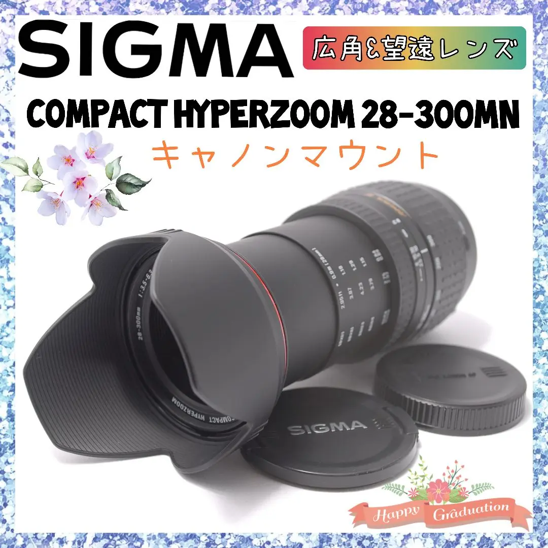 ❤再入荷❤ 広角から望遠まで自由自在❤ SIGMA 28-300mm キャノン用 ❤広角から望遠まで自由自在❤ SIGMA 28-300mm キャノンマウント