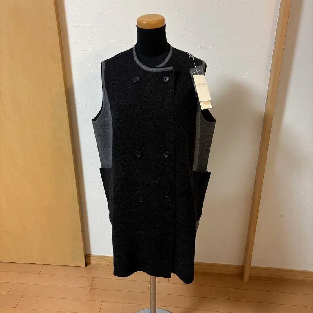 Thumbnail of New, unused with tags sleeveless cardigan vest EPTAMODA 38