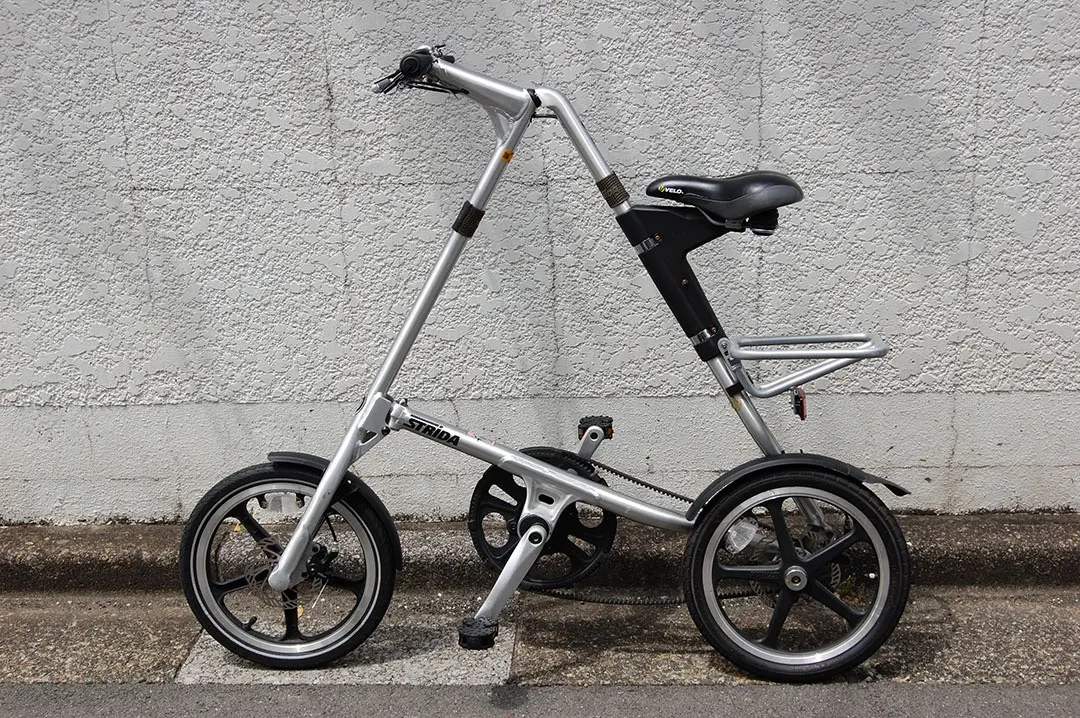K◇STRIDA　ストライダ　折り畳み自転車　イギリスヴィンテージ　ジャンク扱い K◇STRIDA ストライダ 折り畳み自転車 イギリスヴィンテージ