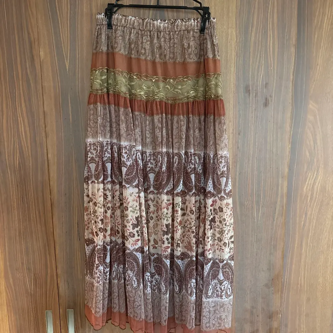 Thumbnail of Paisley Print Flare Skirt