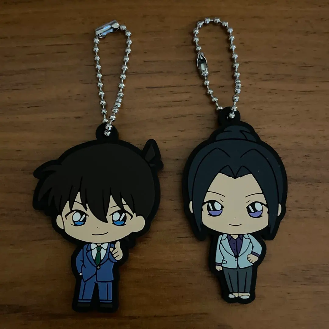 Thumbnail of Detective Conan Shinichi Kudo & Yui Uehara Rubber Keyholder Gashapon