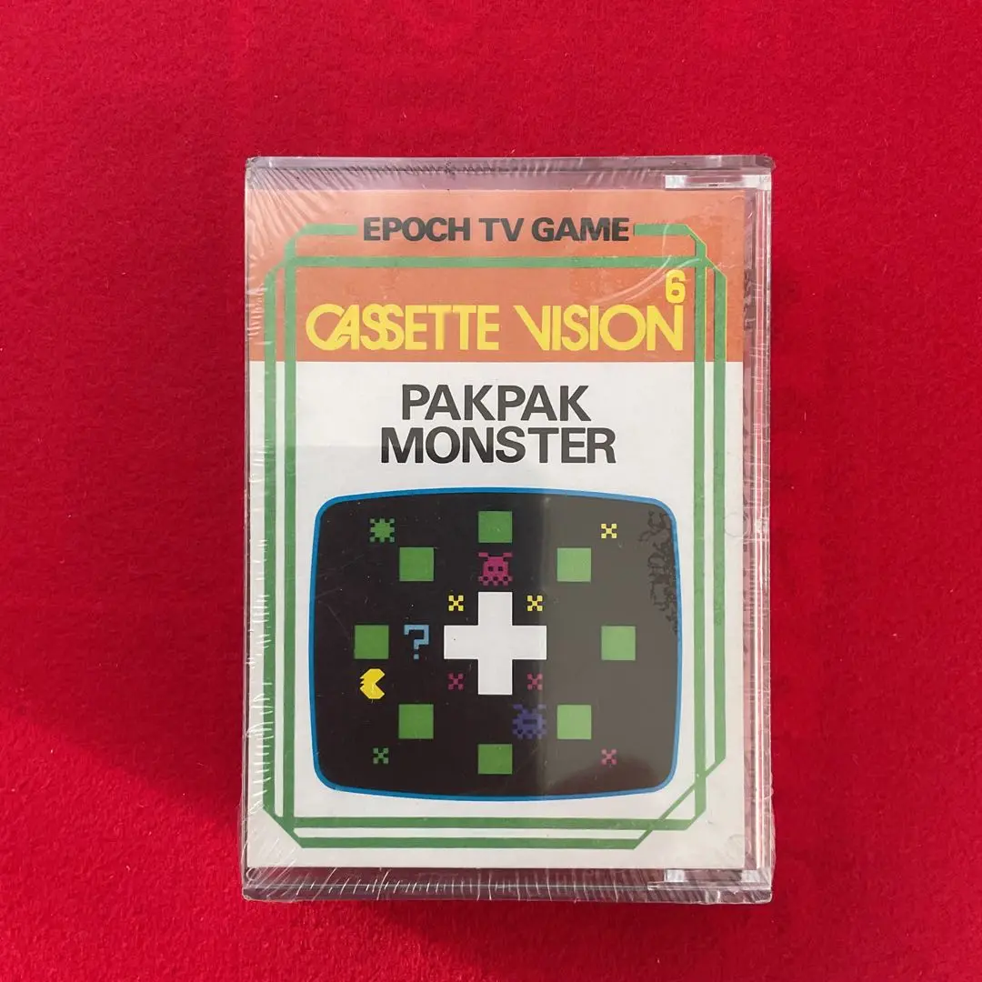 【美品】パクパクモンスター　カセットビジョン6 美品】パクパクモンスター カセットビジョン6