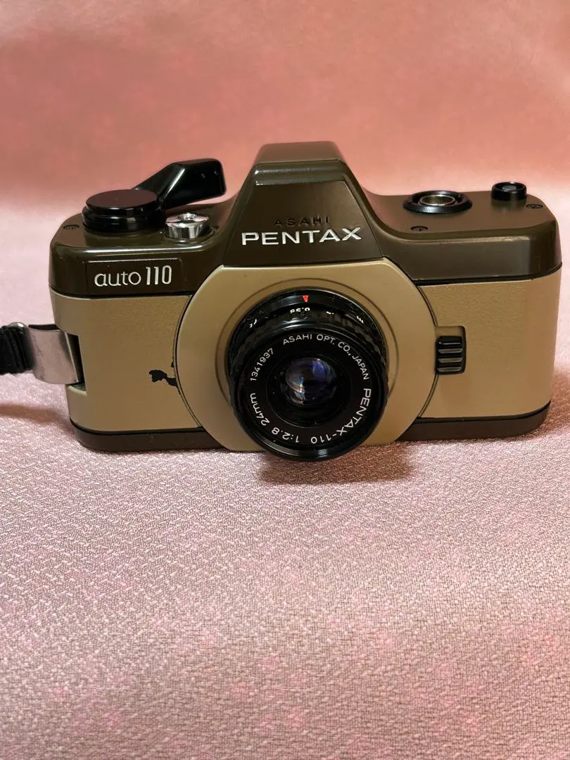 PENTAX ペンタックス auto110 ブラウン　24mm フィルムカメラ 2025年最新】ペンタックス AUTO110の人気アイテム - メルカリ