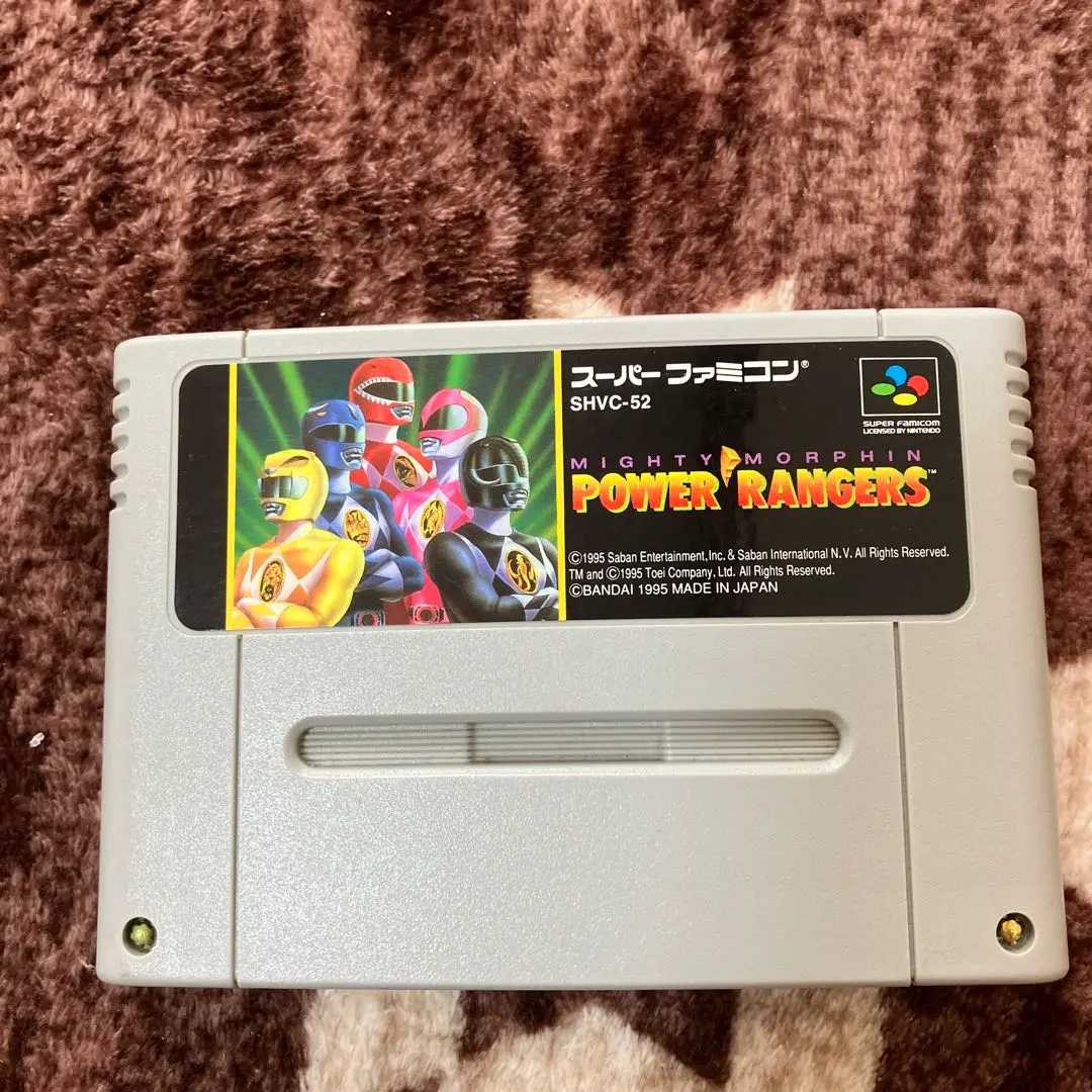SNES　パワーレンジャー　アメリカスーパーファミコン 21PaJWlWdGL._UF894,1000_QL80_.jpg