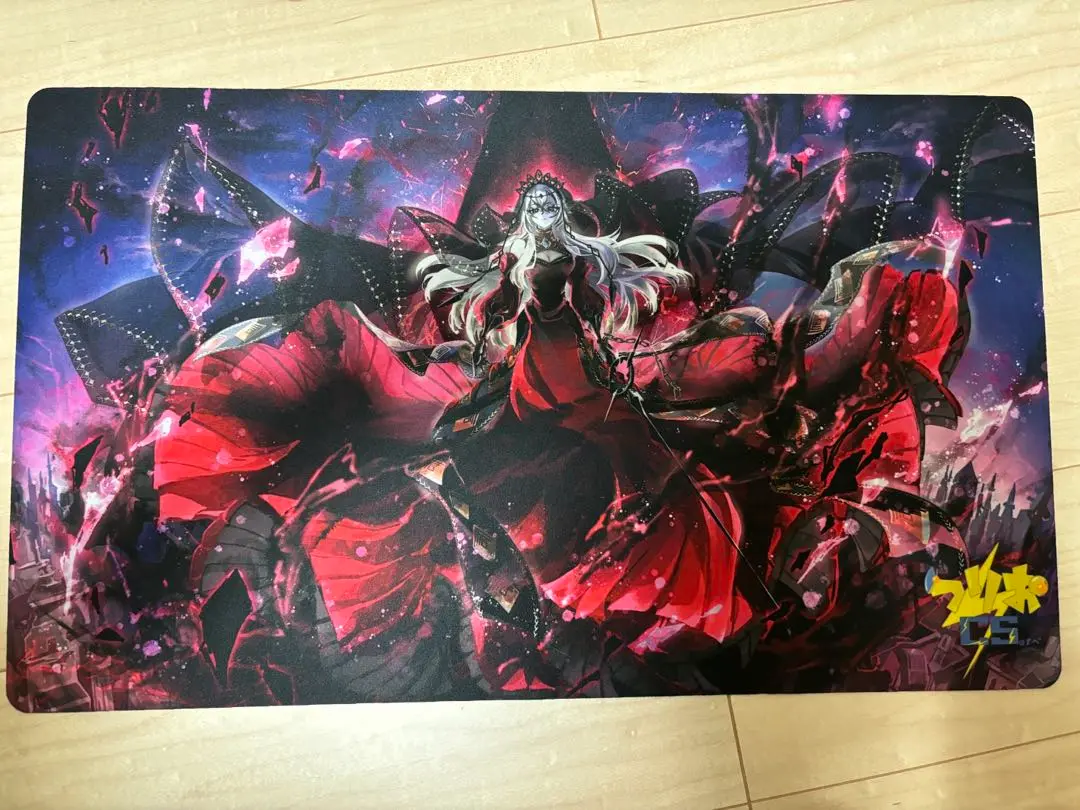 遊戯王OCG つりおCS プレイマット　ルルワリリス つりおCS プレイマット デスピアンルルワリリス 赫聖の妖騎士