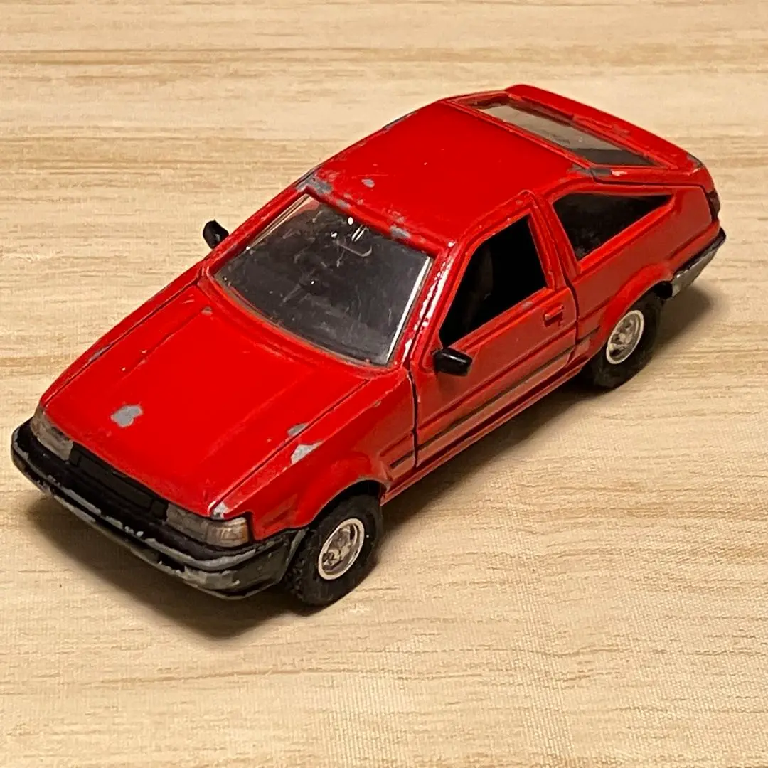 ダイヤペットトヨタレビン1600GT ダイヤペットG-29 トヨタ カローラ レビン 1600GT AE86 赤 初期