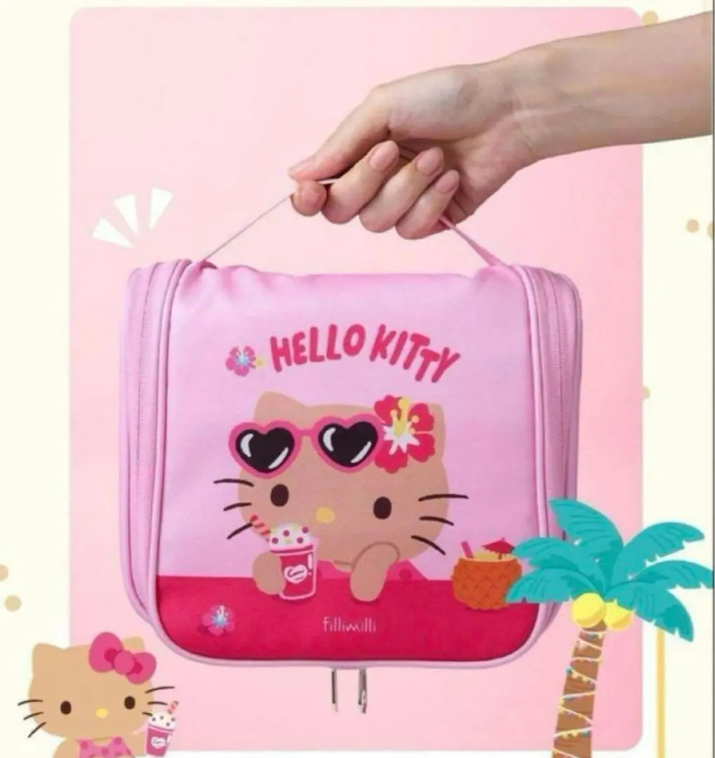 フィリミリ キティ ブラシセット ポーチ シークレットミニフラットポーチ👝 発売日だから自分で選べない