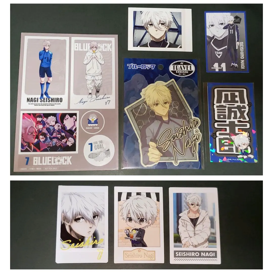 Thumbnail of Seishiro Nagi Blue Lock sticker seal pasha-core cheki card