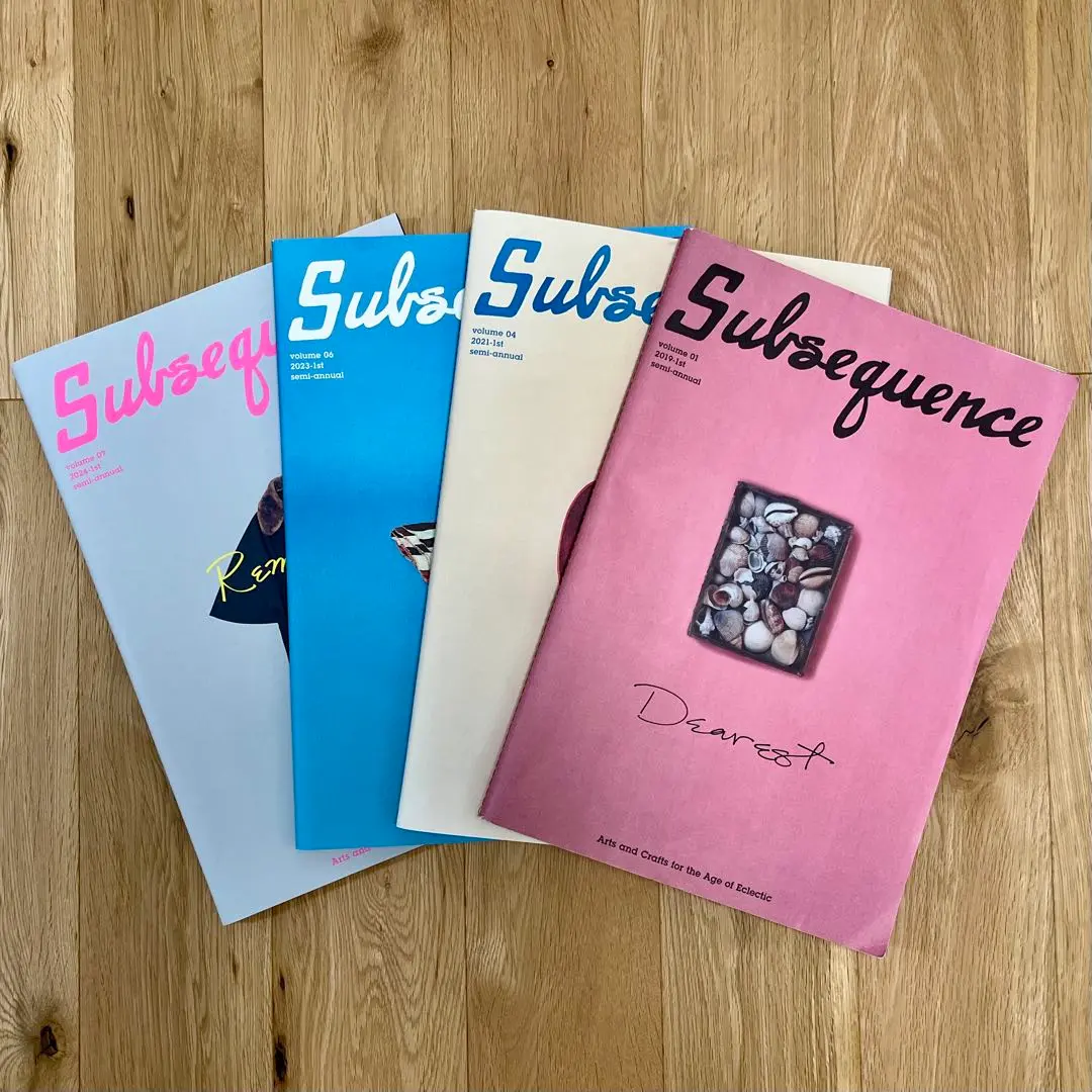 subsequence magazine volume 1〜6 セット subsequence magazine volume 1〜6 セット Subsequence volume 1