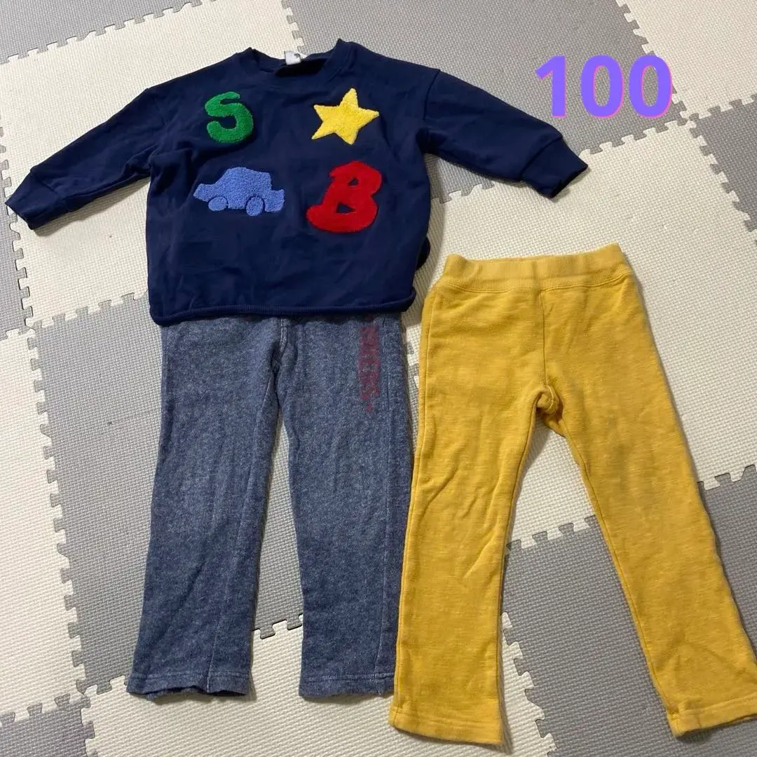 100碼 運動衫 褲子 3件套 的縮圖