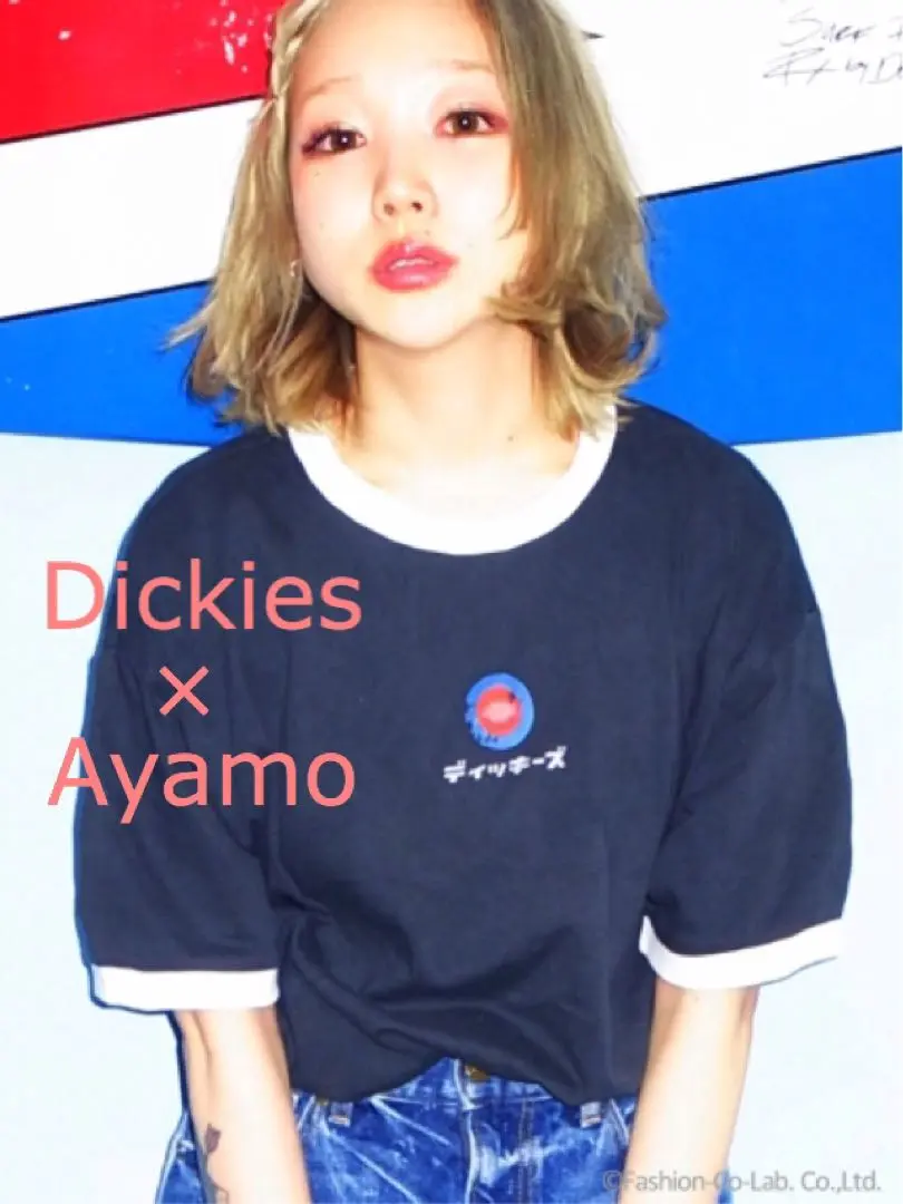 dickies ayamo コラボ ジャケット あやも 新品 ブルー m64591406494_1.jpg?1720962370