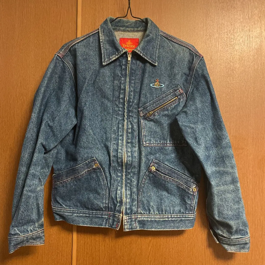 vivienne westwood デニム風ジャケット(ボタン紛失あり) vivienne westwood デニム風ジャケット(ボタン紛失あり)