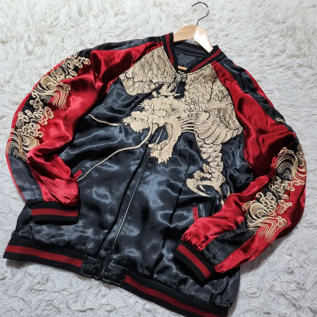 百花繚乱 スカジャン 百花繚乱 和柄リバーシブルスカジャン（鯉
