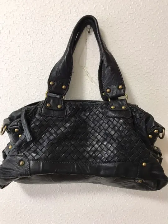 Thumbnail of Final Price! Genuine Leather Handbag - Black