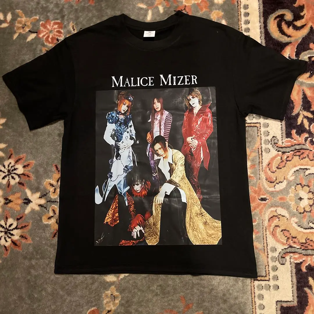 MALICE MIZER マリスミゼル 物販 Tシャツ XXXLサイズ 黒地 MALICE MIZER マリスミゼル 物販 Tシャツ XXXLサイズ 黒地