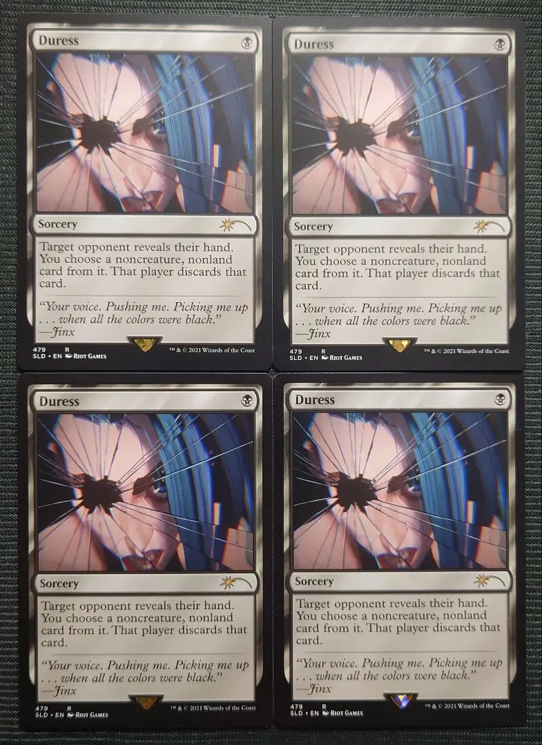 mtg 強迫/Duress arcane 479 FOIL 4枚セット sld 2025年最新】強迫 sldの人気アイテム - メルカリ