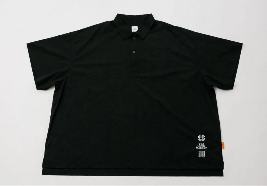 SEE SEE ブラック長袖ポロシャツXXXXL SEE SEE ブラック長袖ポロシャツXXXXL