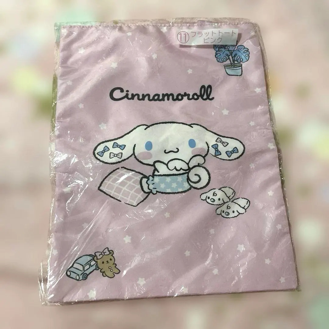 Thumbnail of Sanrio Lottery Cinnamoroll Cinnamon Flat Tote Bag