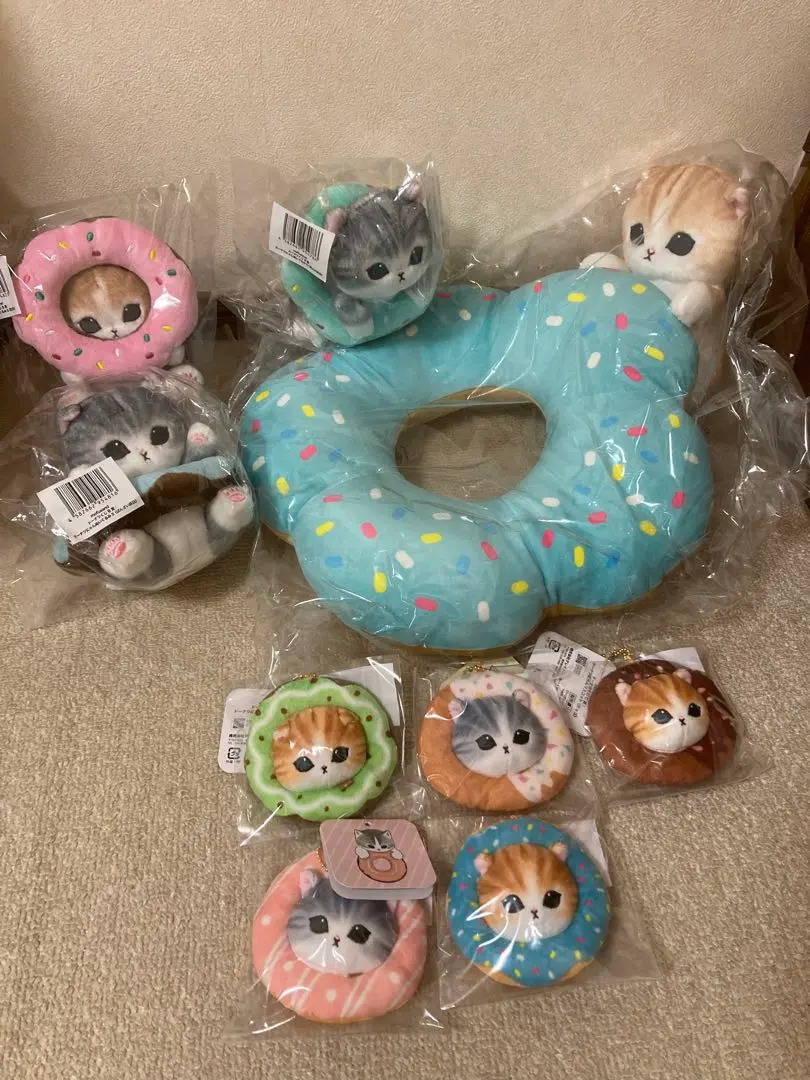 mofusand モフサンド ドーナツくじ B賞 C賞 7点 セット mofusand ドーナツくじ - mofusandもふもふマーケット mofusand