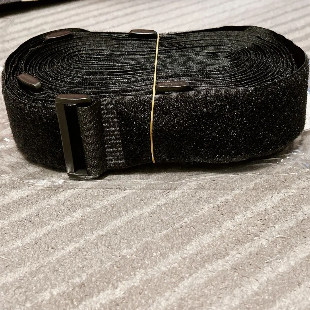 Thumbnail of Storage Tape, Luggage Packing, Buckle Closure, Velcro, 5 Pieces, Black